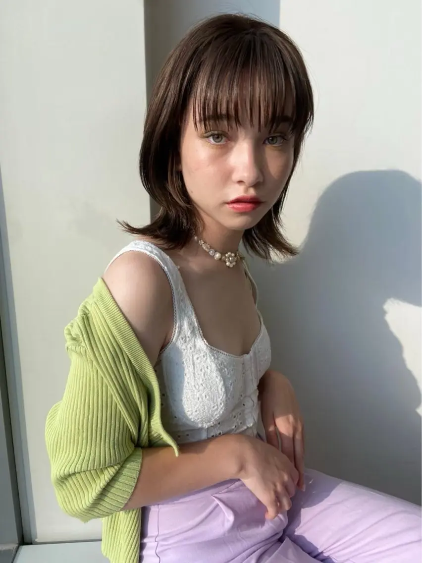 カット+カラー⚠️カットはロング、ボブの方限定⚠️の写真