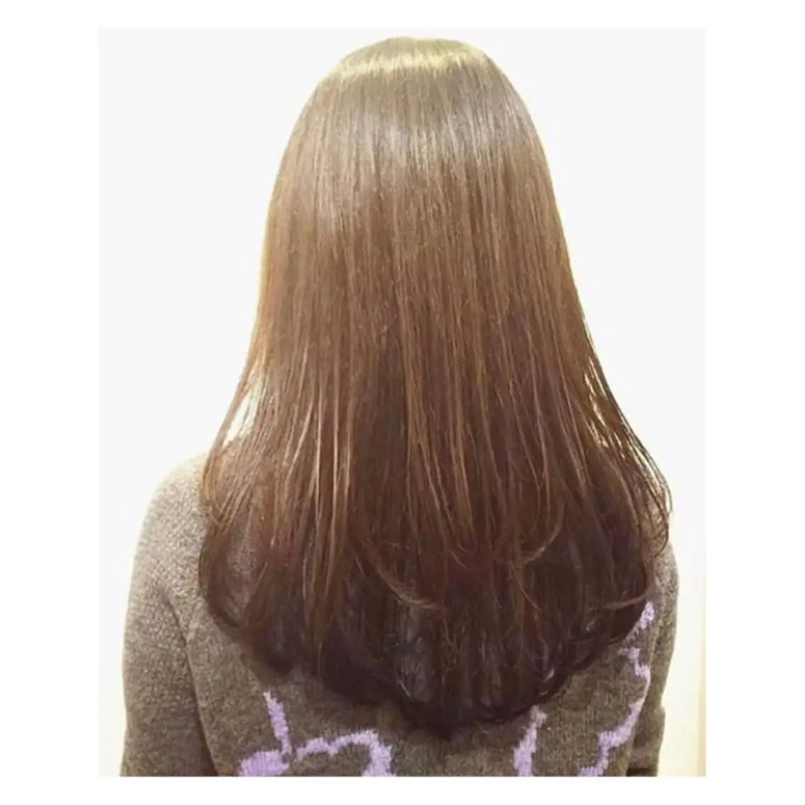 ロング カット ヘアカラー トリートメント 中野 誠子のヘアスタイル