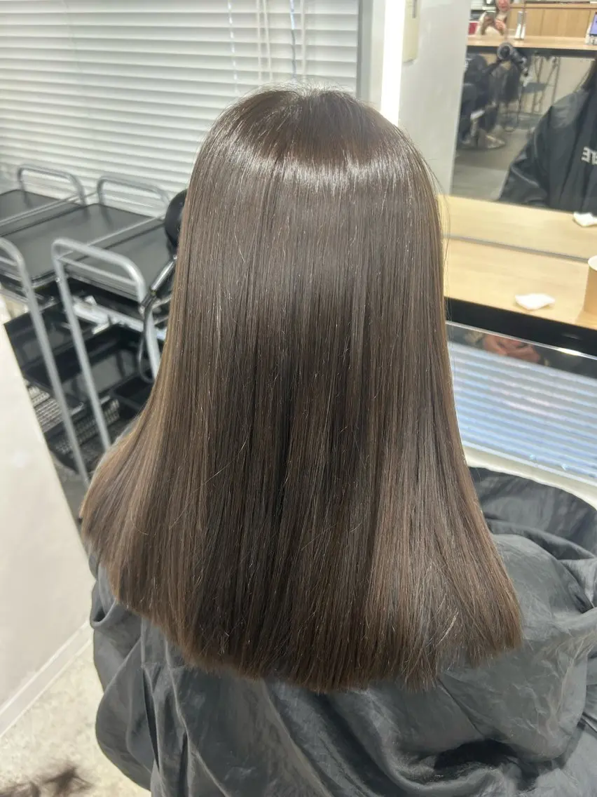 『♡人気No.1メニュー♡』ワンカラー×髪質改善トリートメント🫧の写真