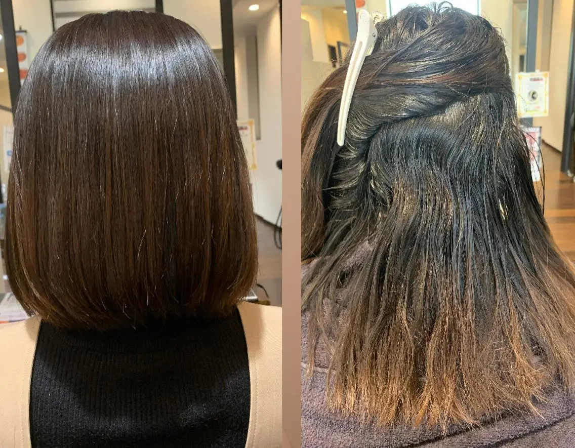ショート パーマ ボブ 縮毛矯正 縮毛矯正 丸山 寛のヘアスタイル