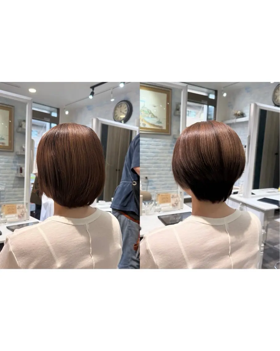 ショート ショートヘア 🎀RUI/髪質改善 /美髪矯正/艶カラーのヘアスタイル