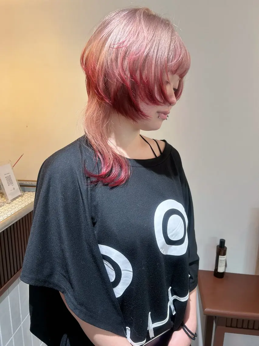 セミロング カット ヘアカラー トリートメント レイヤーカット🍃 カネコのヘアスタイル