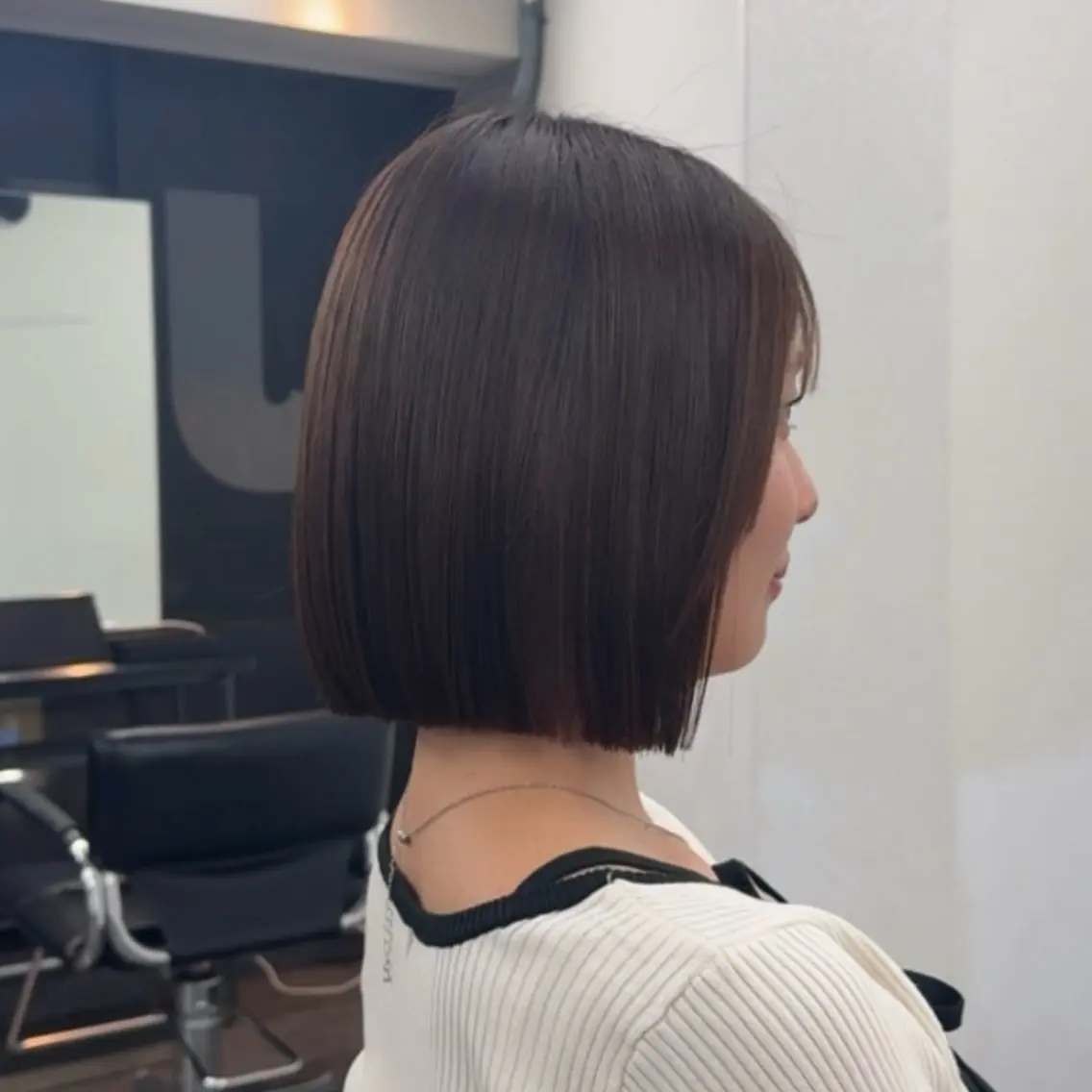 ショート カラー ヘアアレンジ カット ヘアカラー ボブ指名１位/パツッ とボブ/似合わせのヘアスタイル