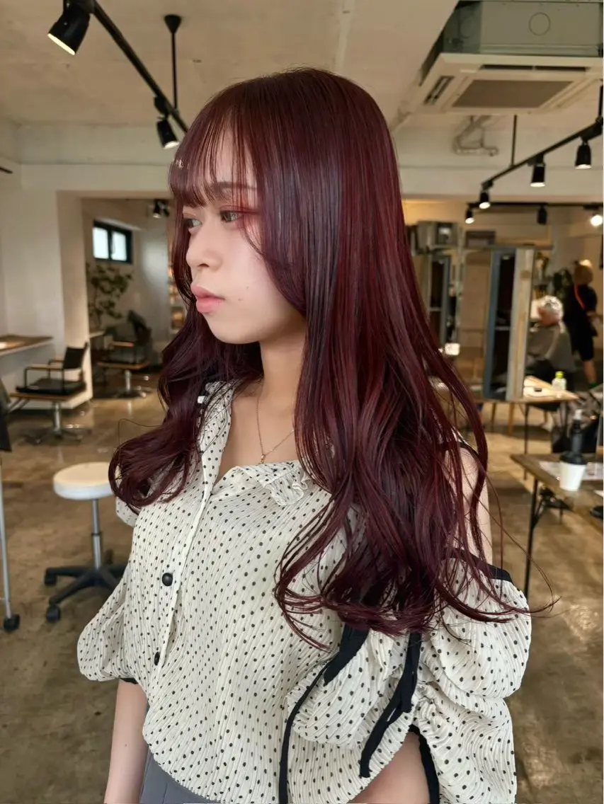 ロング カラー ヘアカラー トリートメント 🦋ナチュラルカラー /ブリーチ🥀恵佑のヘアスタイル
