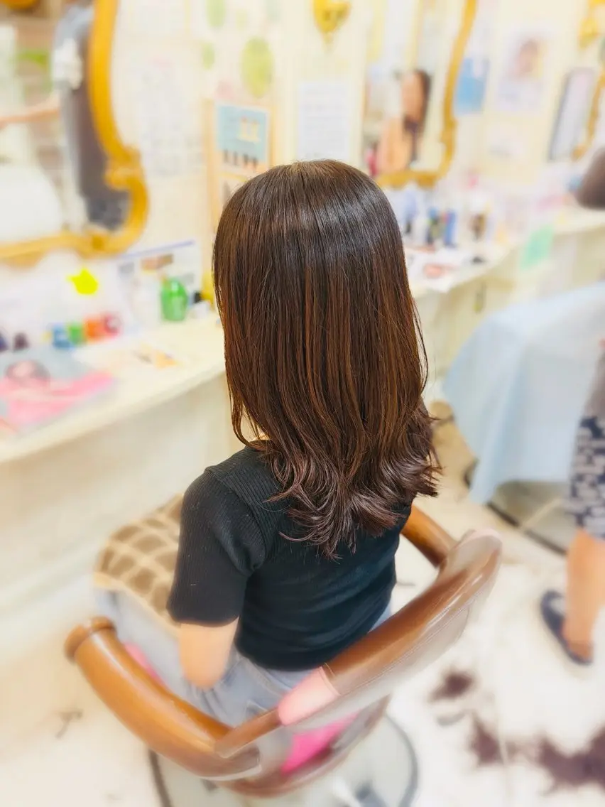 ロング レイヤーカット カット 菅沼 美咲のヘアスタイル