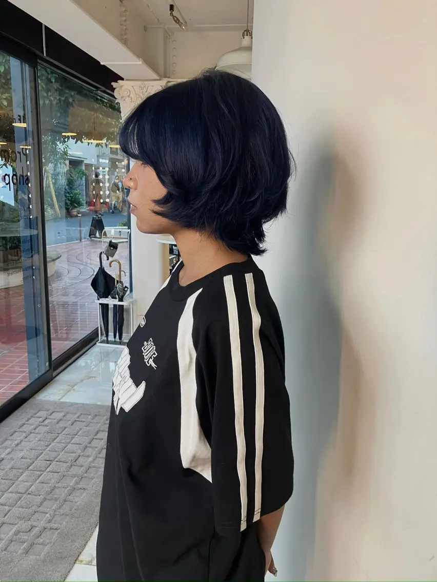 ショート カラー ヘアカラー トリートメント Hanaka🪷 ニュアンス×レイヤーのヘアスタイル