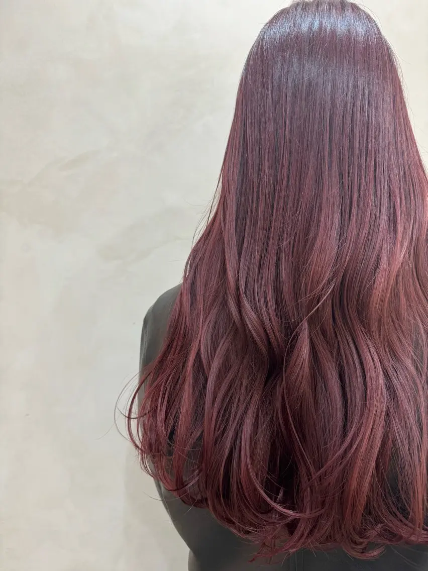 ロング カラー カット ヘアカラー トリートメント マンツーマン施術/ ダブルカラー/アリサのヘアスタイル