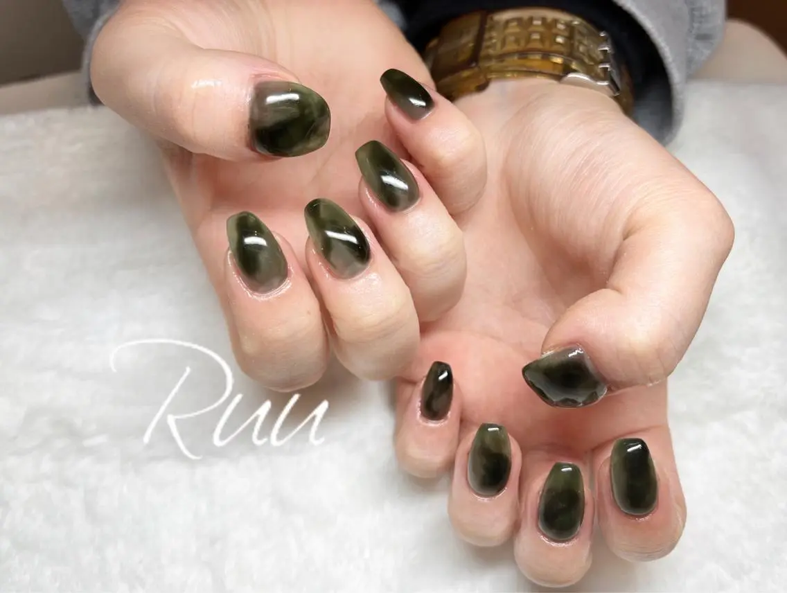 ネイル アートネイル フットネイル フレンチネイル キラキラネイル 韓国ネイル ハンドネイル Nail salon Ruuのネイルデザイン