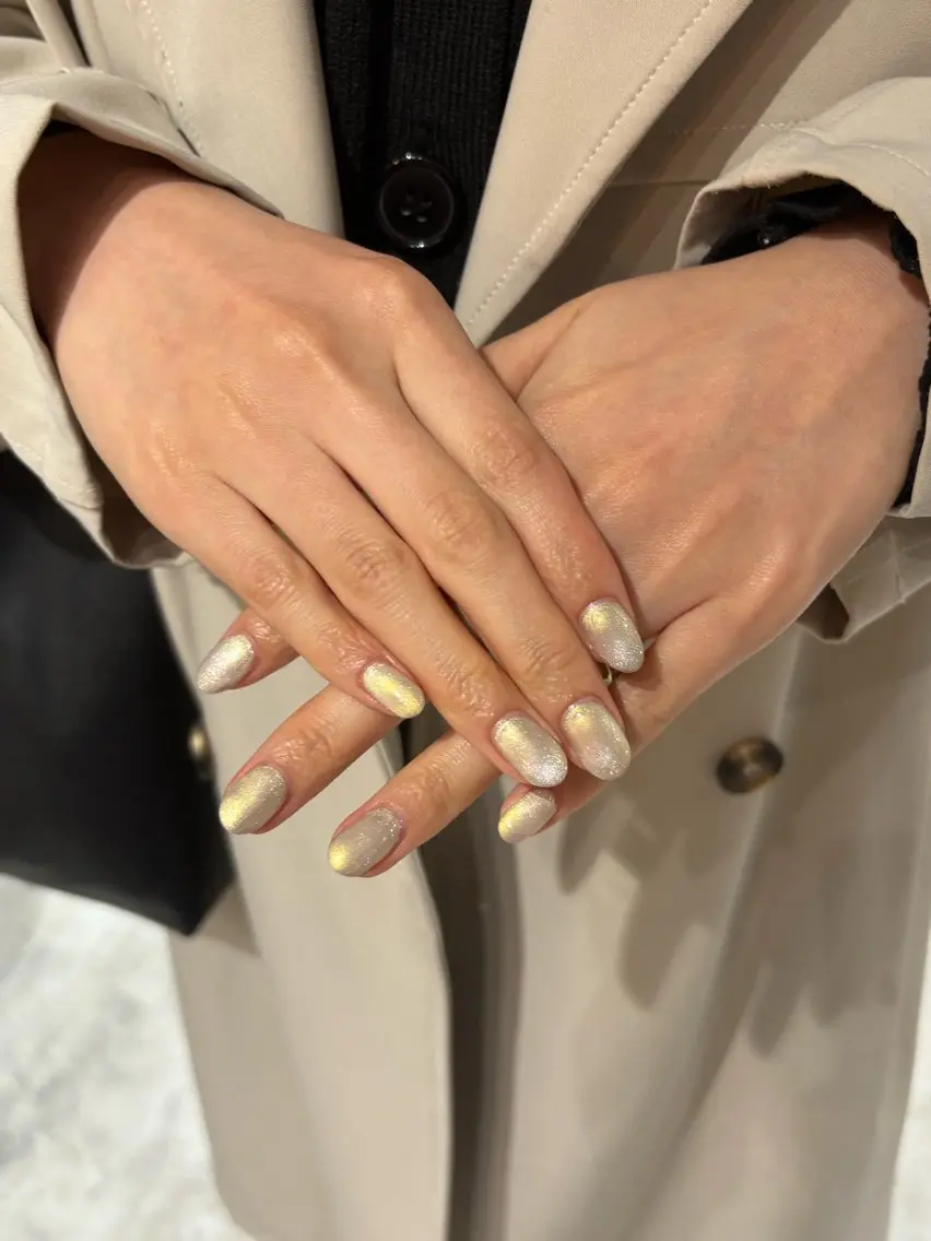ネイル オーロラネイル マグネットネイル sendai nonokaのネイルデザイン