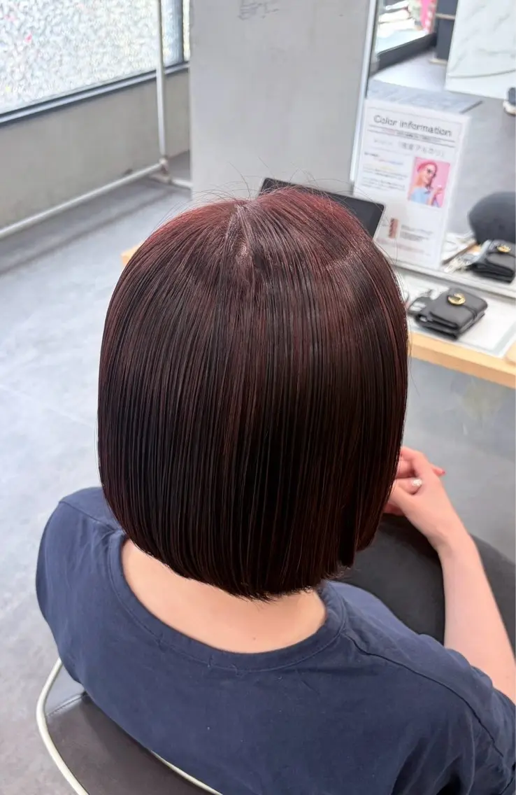 ショート カラー 透明感カラー/艶髪 /ひよりのヘアスタイル
