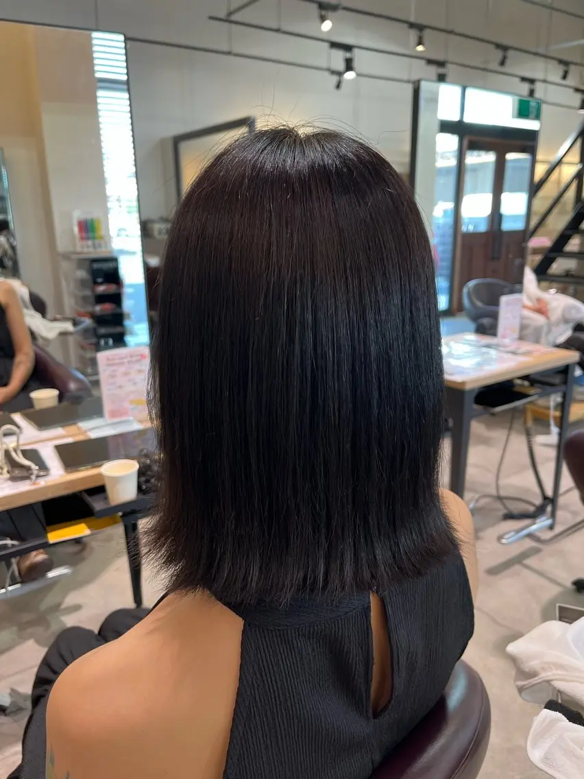 カラー 黒髪 ヘアカラー GRANDEUR 🍓Saya🍓のヘアスタイル