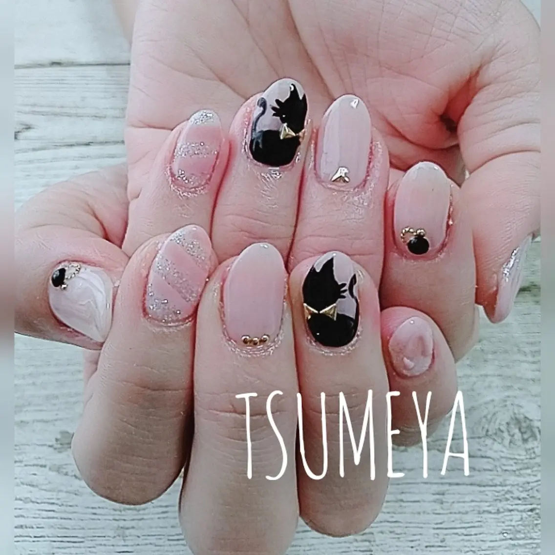 パーマ ハロウィン ハンドネイル _TSUMEYA _のネイルデザイン