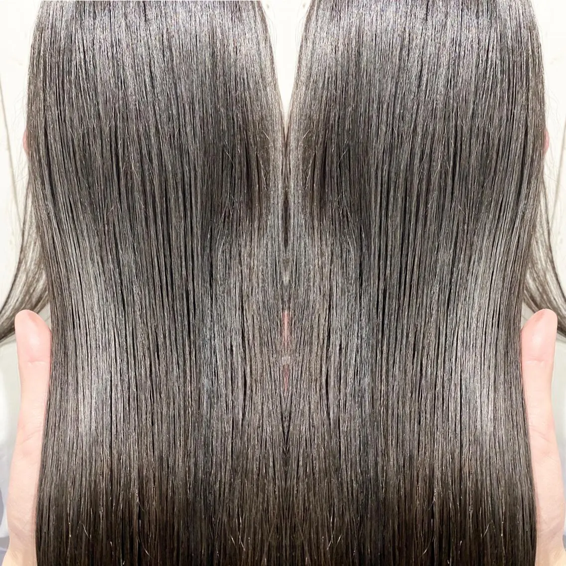 セミロング カラー パーマ ヘアアレンジ アッシュ バレイヤージュ ベージュカラー ブリーチ 透明感カラー 👑指名率No.1 👑坂口飛翔のヘアスタイル