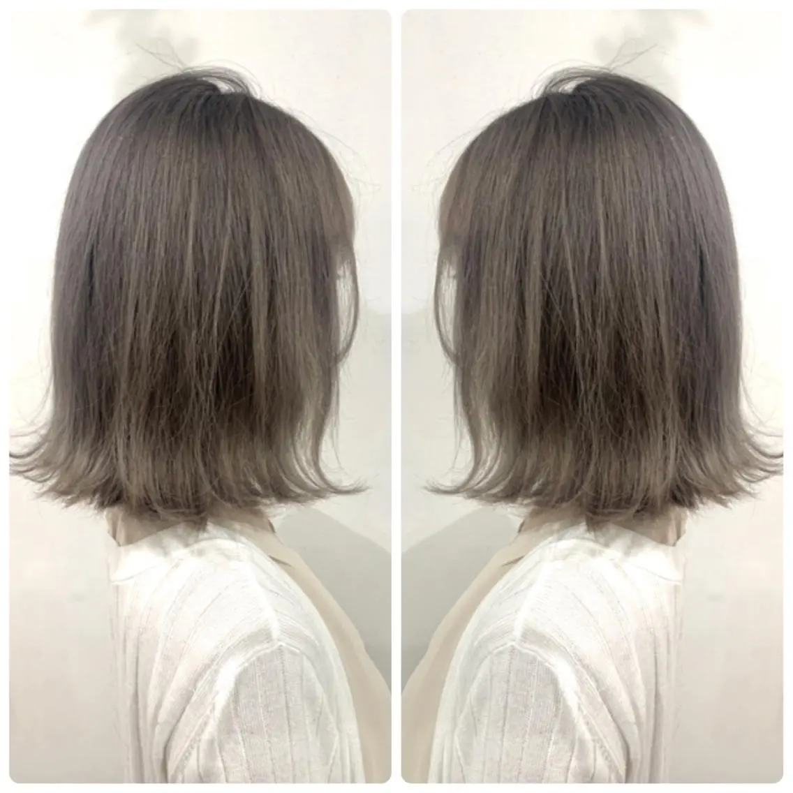 カラー ヘアカラー トリートメント 京都大人女性ショート 徒歩1分/秋山のヘアスタイル