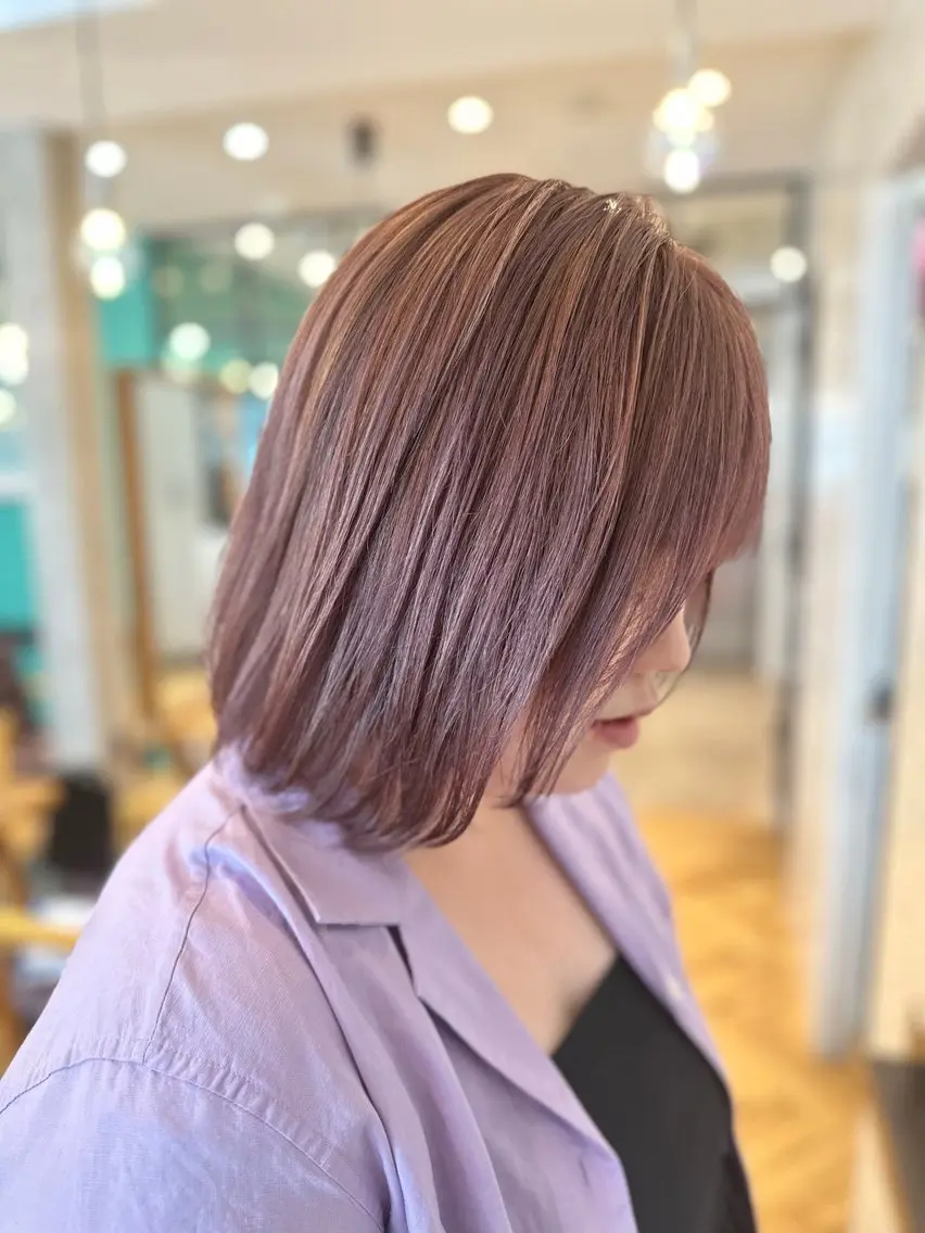 ショート カラー カット ヘアカラー 🌈髪質改善🌈 過去の1艶サラ体験✨のヘアスタイル