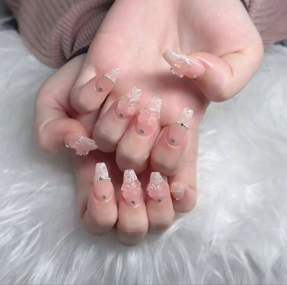 ネイル フレンチネイル ジェルネイル ハロウィン キラキラネイル 韓国ネイル ハンドネイル H.baby Nail Salonのネイルデザイン