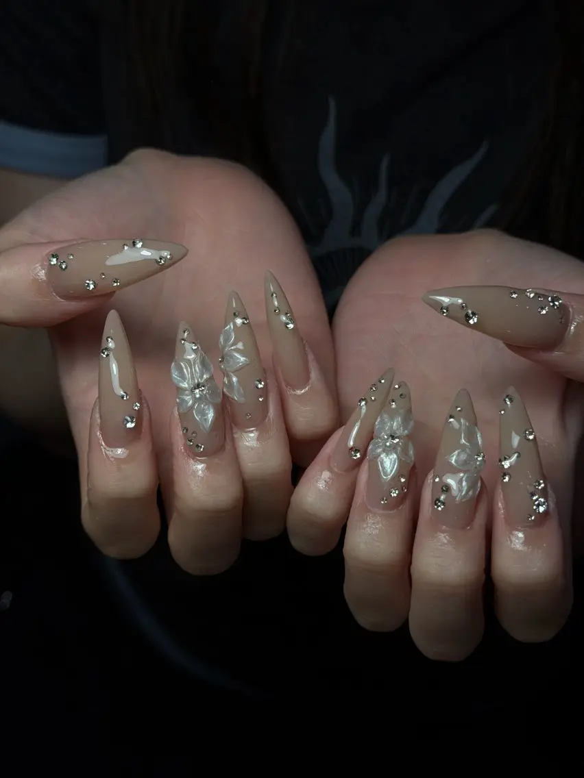 ネイル 韓国ネイル シンプルネイル ワンホンネイル ハンドネイル CoMo Nailのネイルデザイン