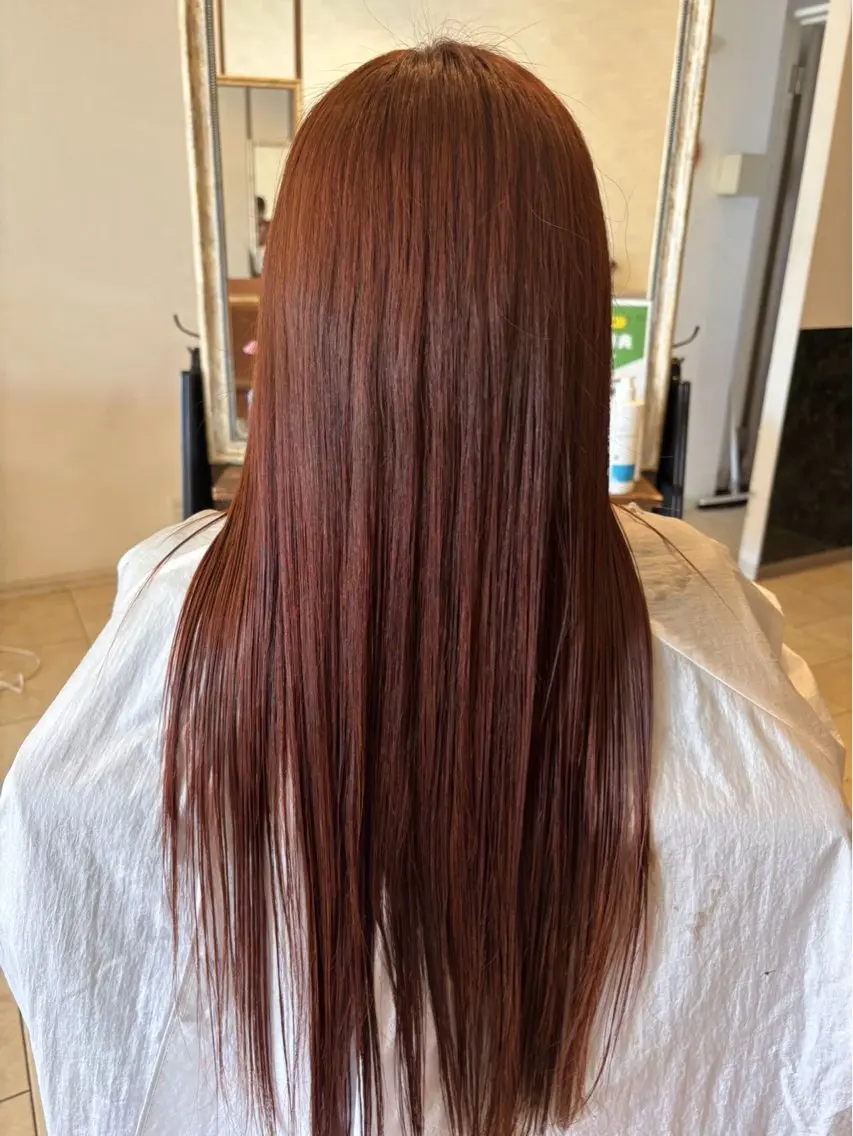ロング カラー ヘアカラー 沖本 あやののヘアスタイル