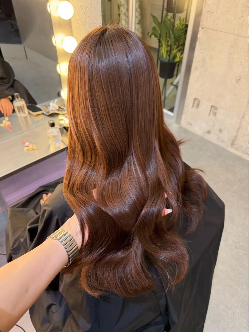 カラー ヘアカラー ･*·̩͙꒰ঌ RIN໒꒱·̩͙⋆.のヘアスタイル