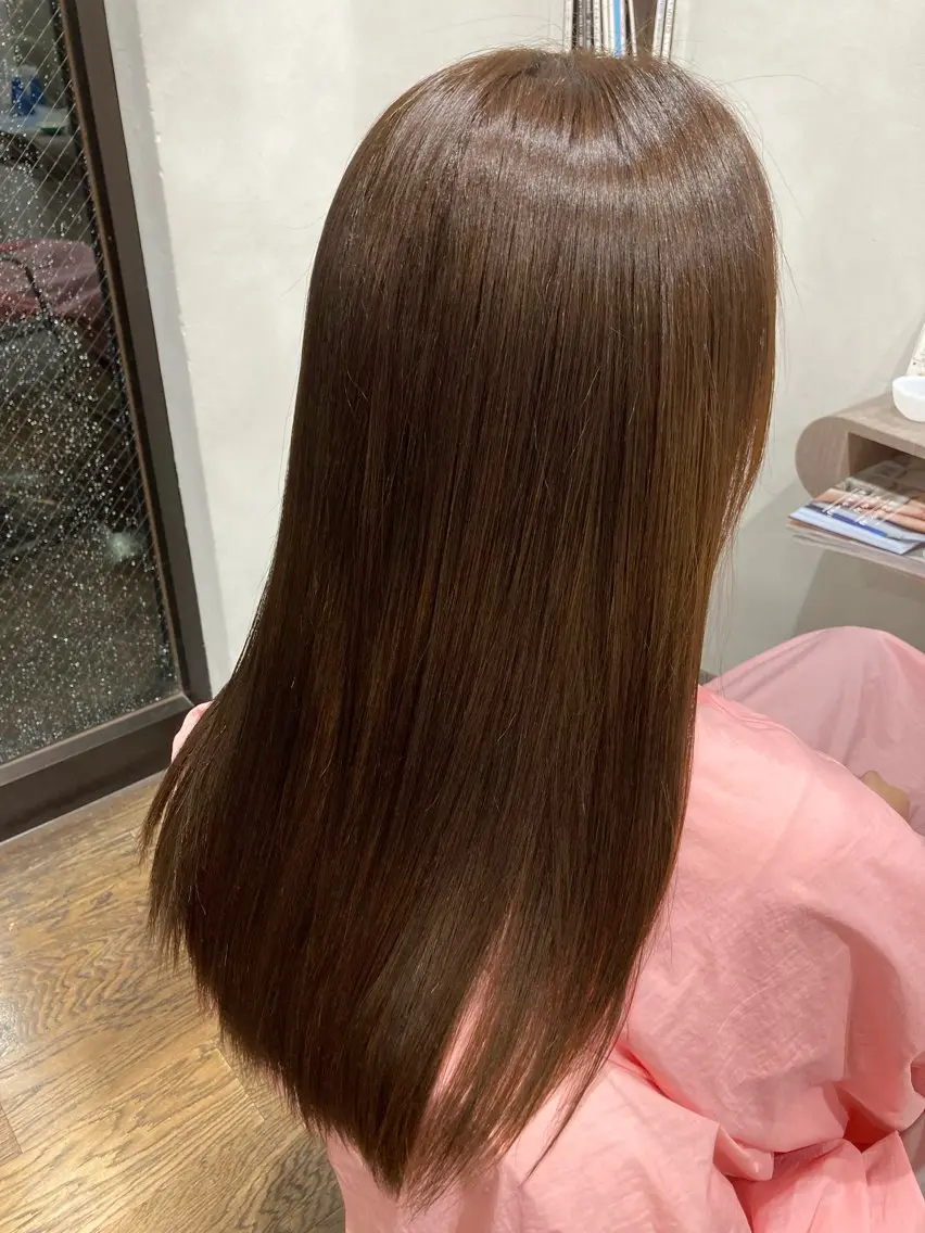 ロング 髪質改善 トリートメント 加藤 泰地のヘアスタイル