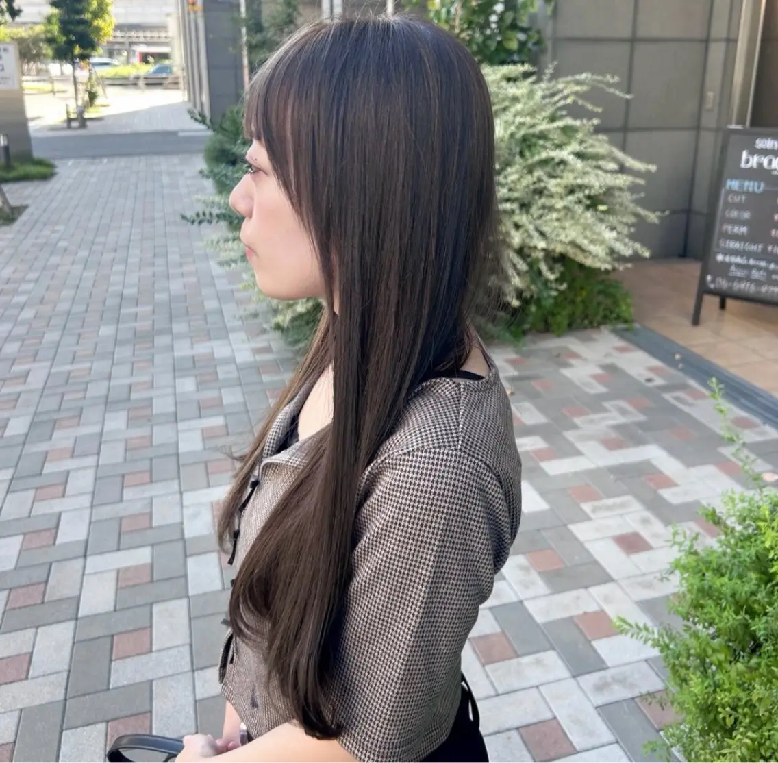カラー ヘアカラー 栄 こずえのヘアスタイル