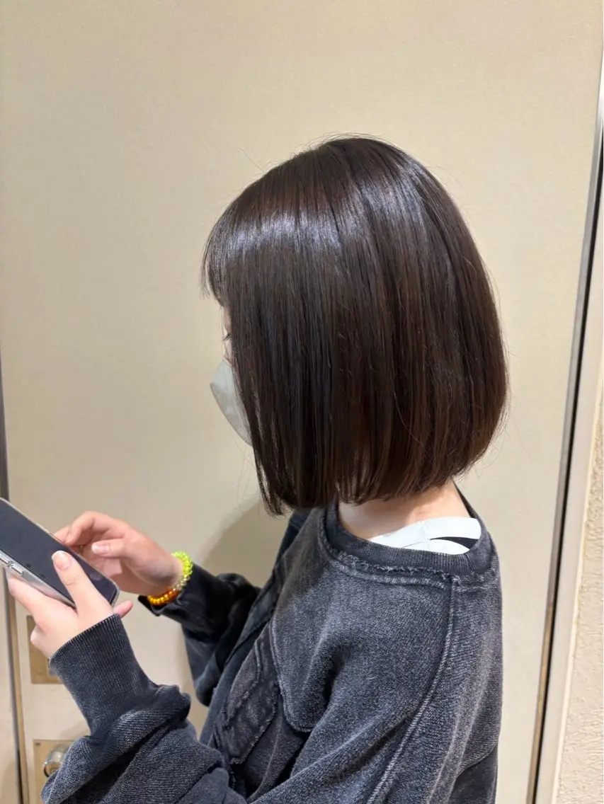 ショート 山本 温菜のヘアスタイル