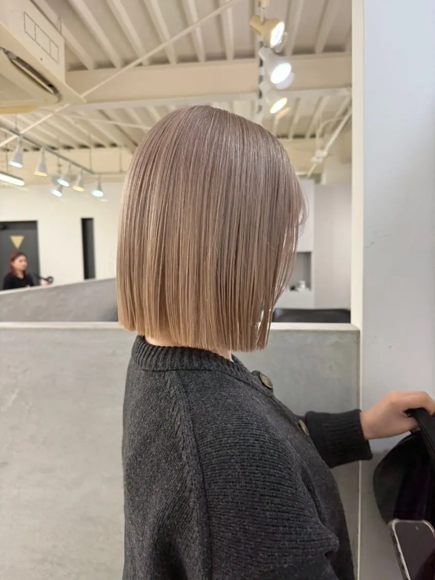 ショート ヘアカラー トリートメント okumura makiのヘアスタイル