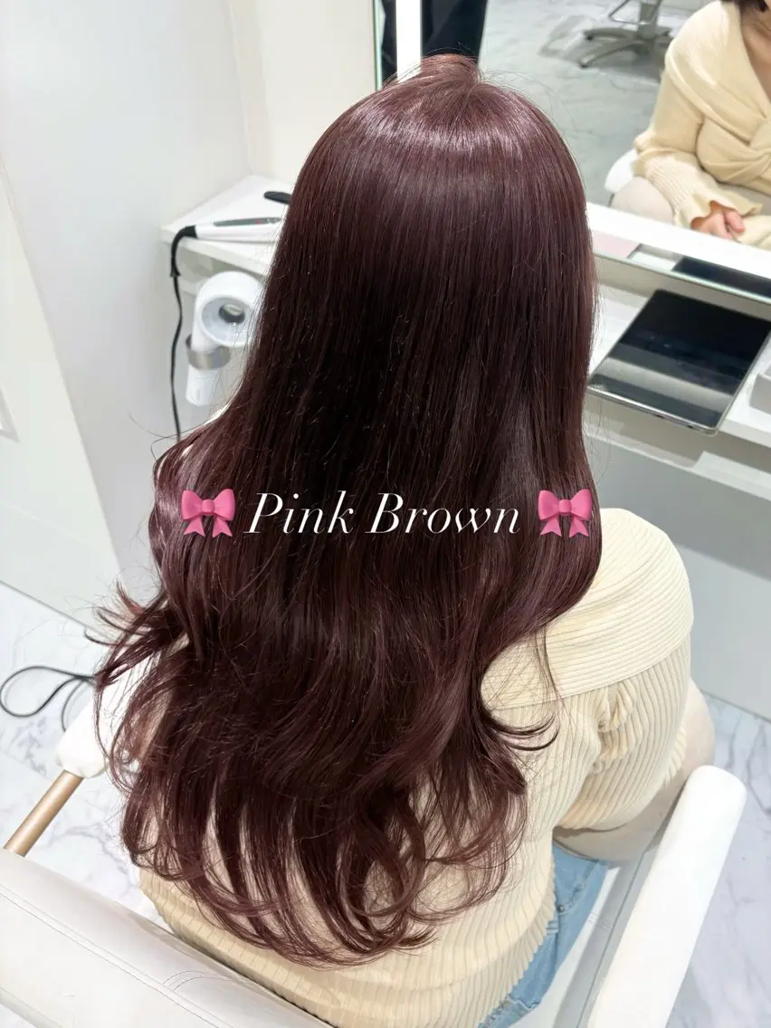 ロング カラー ヘアカラー ParveMix🎀 稲垣 詞葉のヘアスタイル