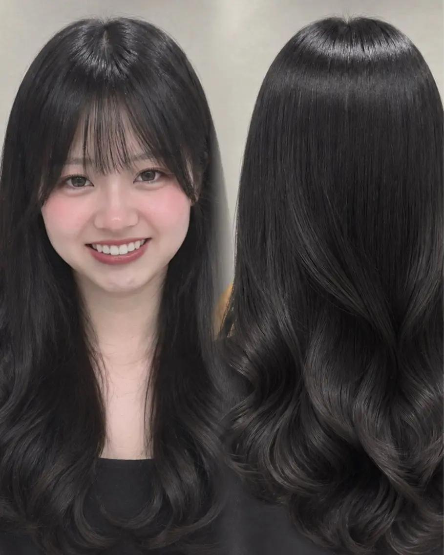 ロング カラー ヘアカラー 上品♡ブラウン💎 アレンジ🩰Rimiのヘアスタイル
