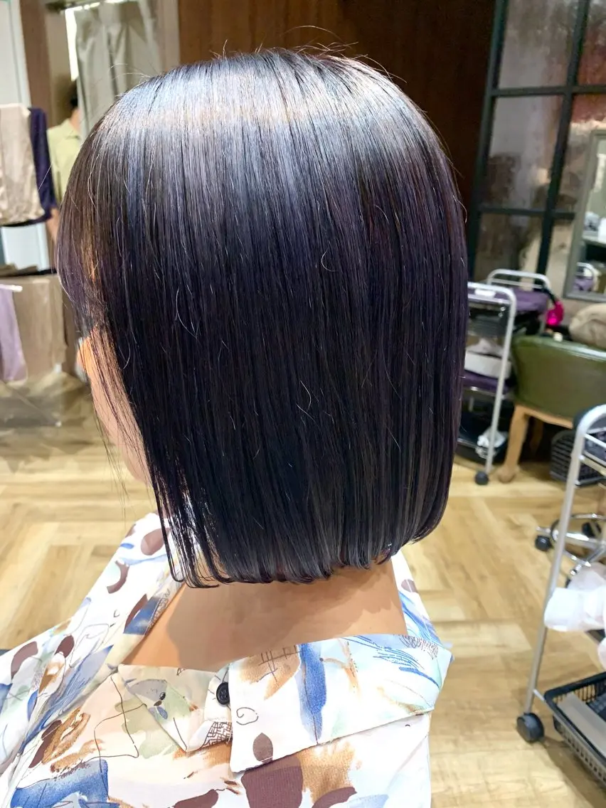 カラー ラベンダーカラー 大橋 拓実のヘアスタイル