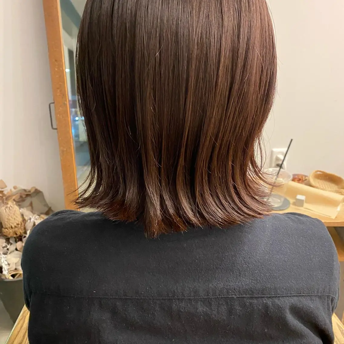 ミディアム ボブ くびれヘア カット 🌷pasapas/ すみれ🌷のヘアスタイル