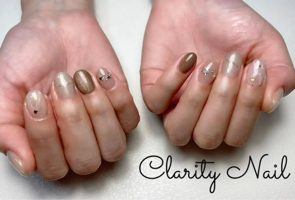 ネイル アートネイル 持ち込み ハンドネイル Clarity Nailのネイルデザイン