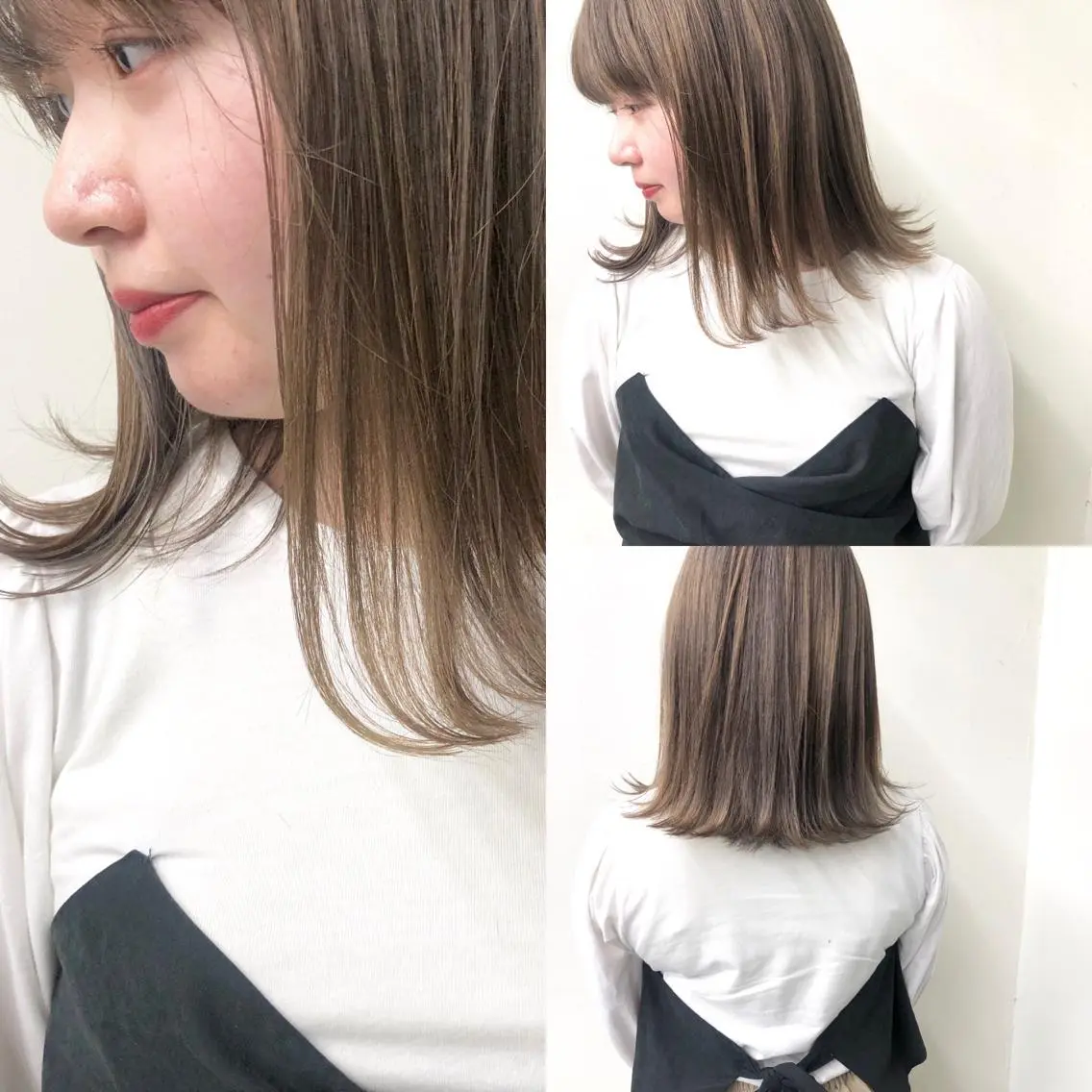ミディアム ヘアカラー トリートメント 小澤大輔 YOLO hairのヘアスタイル