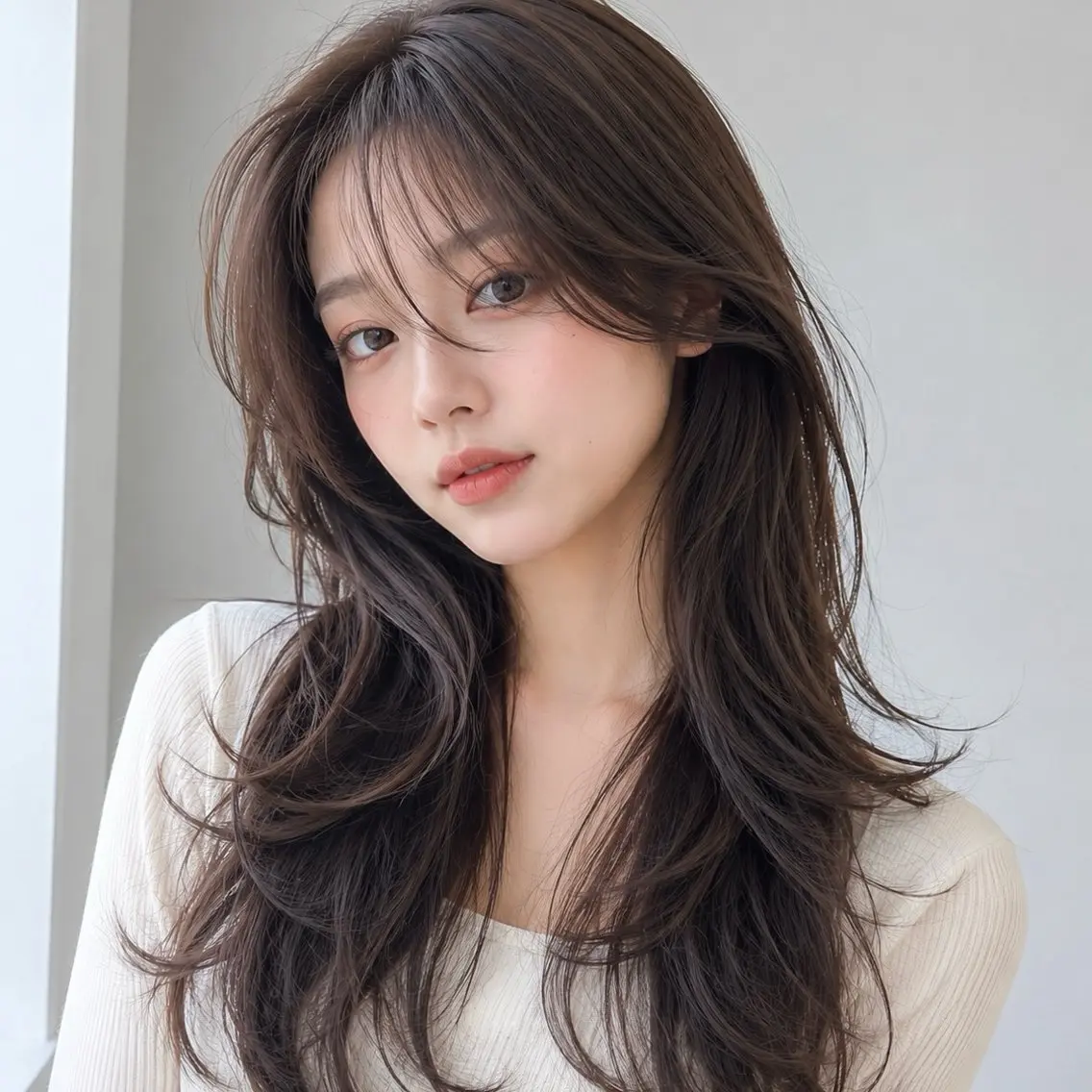 ミディアム カラー カット トリートメント ❣️韓国/レイヤー/ 透明感カラー/まさのヘアスタイル