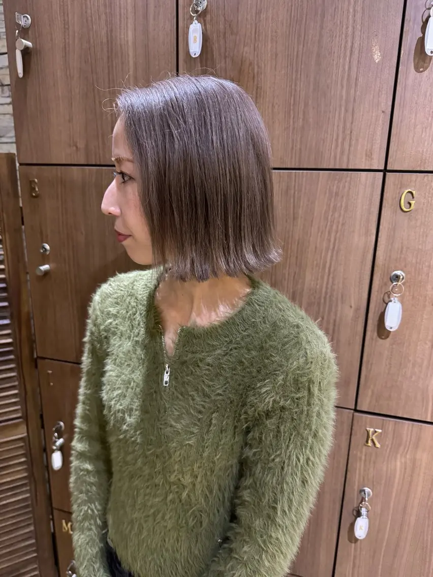 ミディアム 古川 流久のヘアスタイル