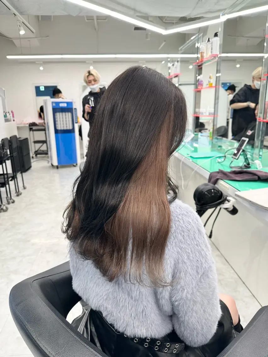 セミロング カラー ヘアアレンジ メンズ ヘアカラー トリートメント ヘッドスパ ヘアセット 🌈トレンドヘア 🌈WATARU🌈のヘアスタイル