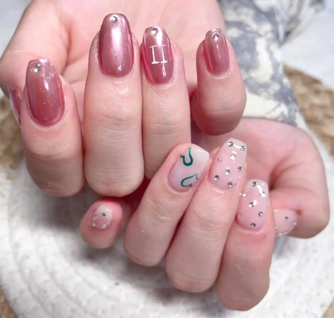 ネイル ハンドネイル M 🌷Nail 長さだし専門店のネイルデザイン