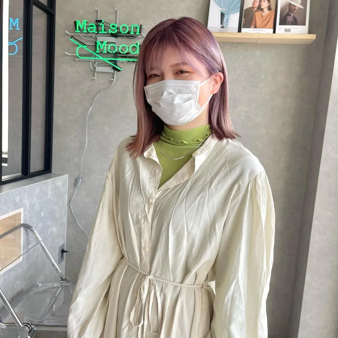 ミディアム 一ノ瀬 暁のヘアスタイル