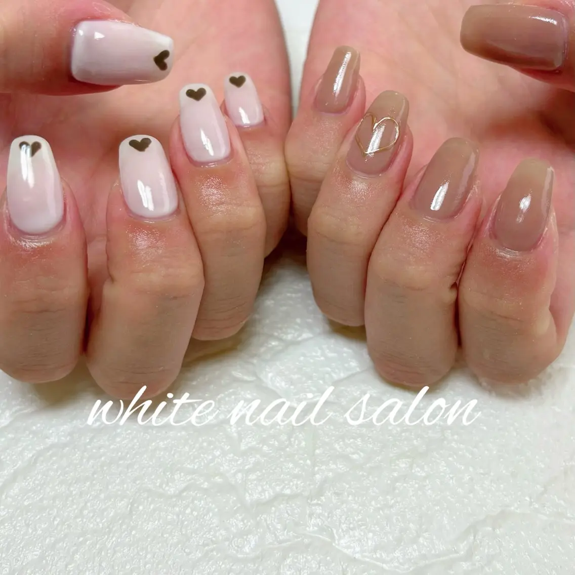 ネイル 持ち込み ホワイト ハンドネイル white nail salonのネイルデザイン