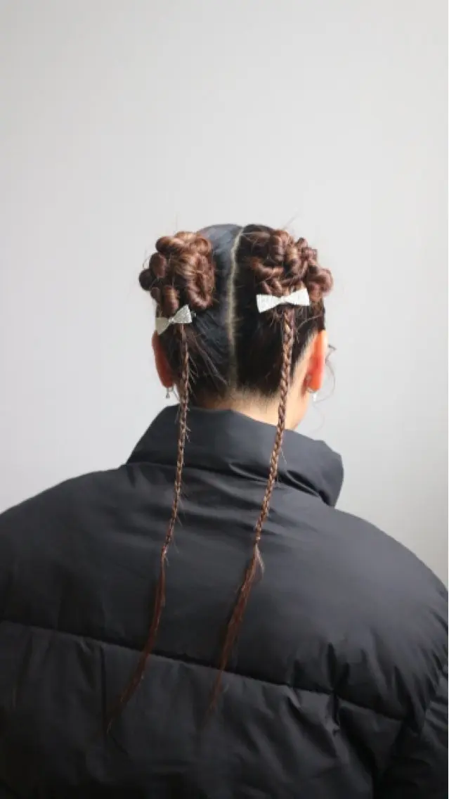 ロング ヘアアレンジ ヘアセット AKO .のヘアスタイル