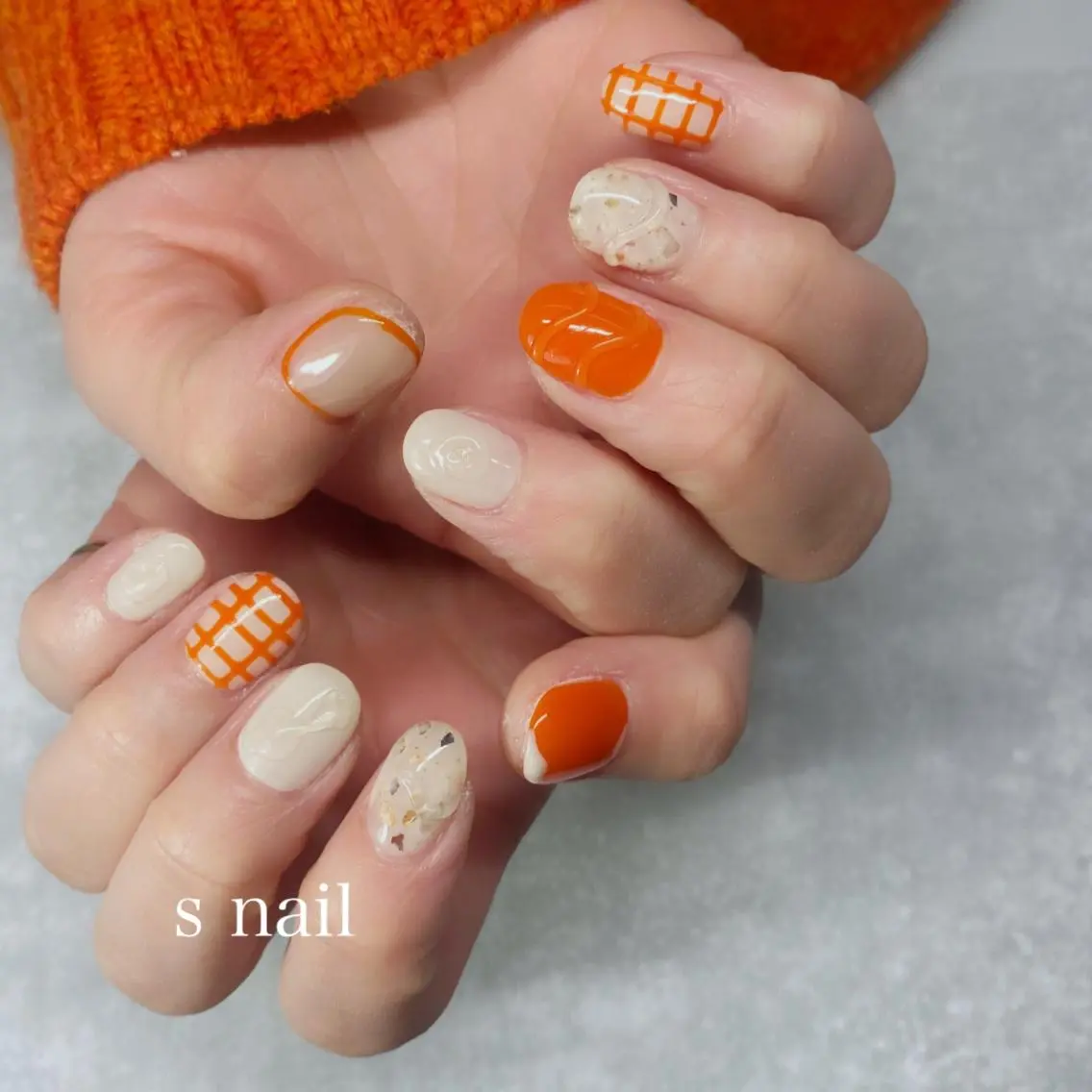 ネイル ニュアンスネイル s nail さとよしみゆきのネイルデザイン