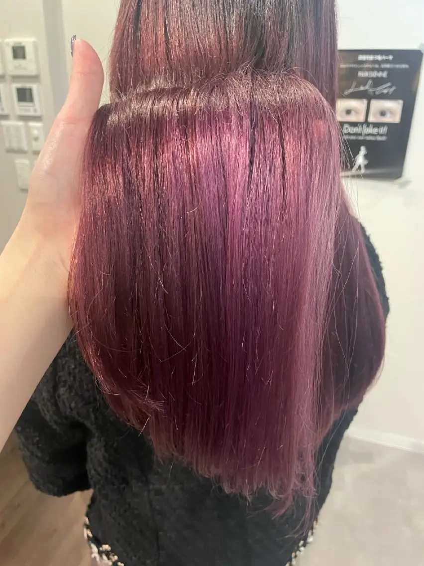 ロング ✨髪質改善カラー✨ ストレート☔脇田のヘアスタイル