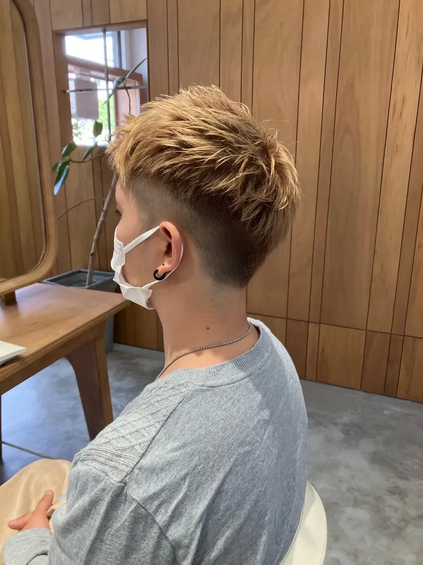 ショート メンズ カット 佐藤 悠生 メンズパーマ.カットのヘアスタイル