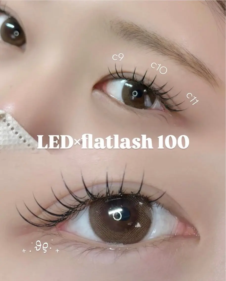 LEDメニュー⭐︎フラットラッシュ100本オフ込み♪の写真
