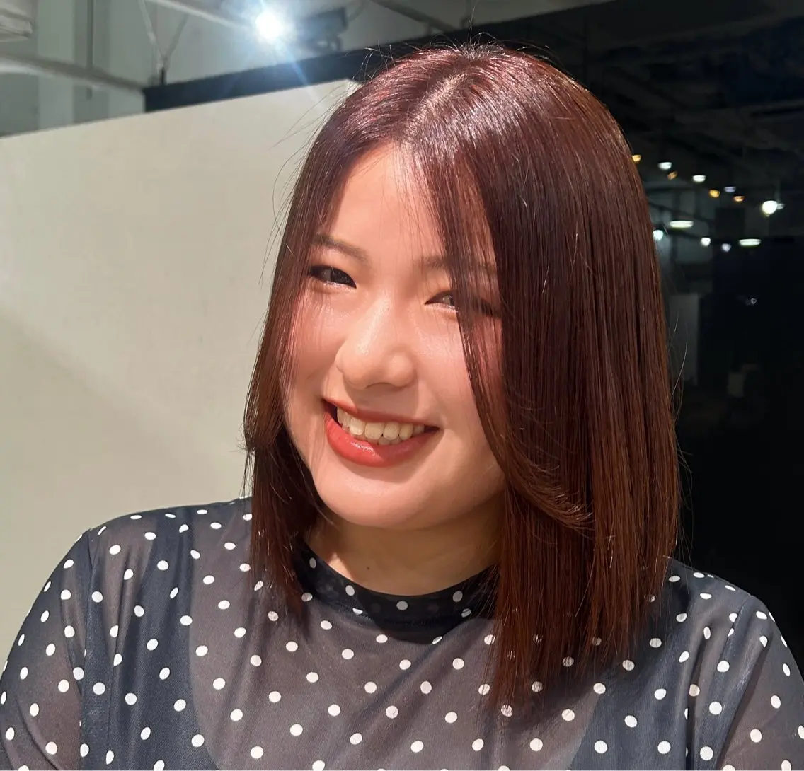 カラー カラーモデル募集🍒 ブリーチなしWカラーのヘアスタイル