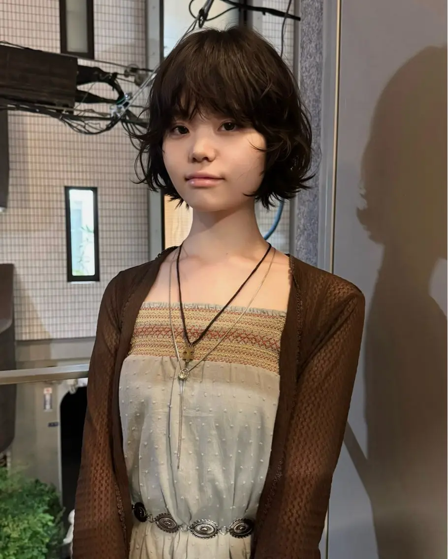 ミディアム 川田大輝 ナチュラルモードのヘアスタイル
