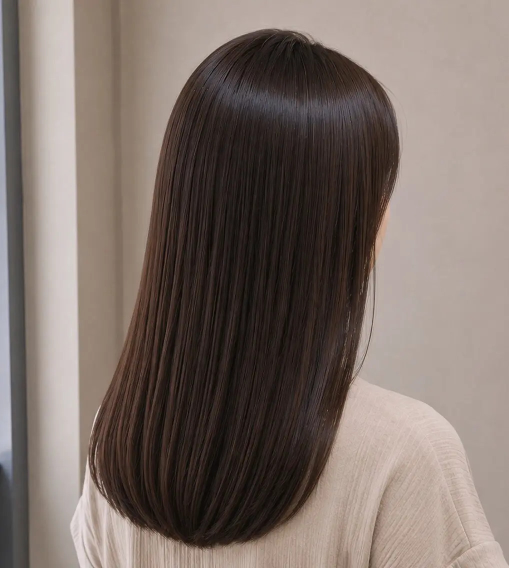 ロング 松下 沙織のヘアスタイル