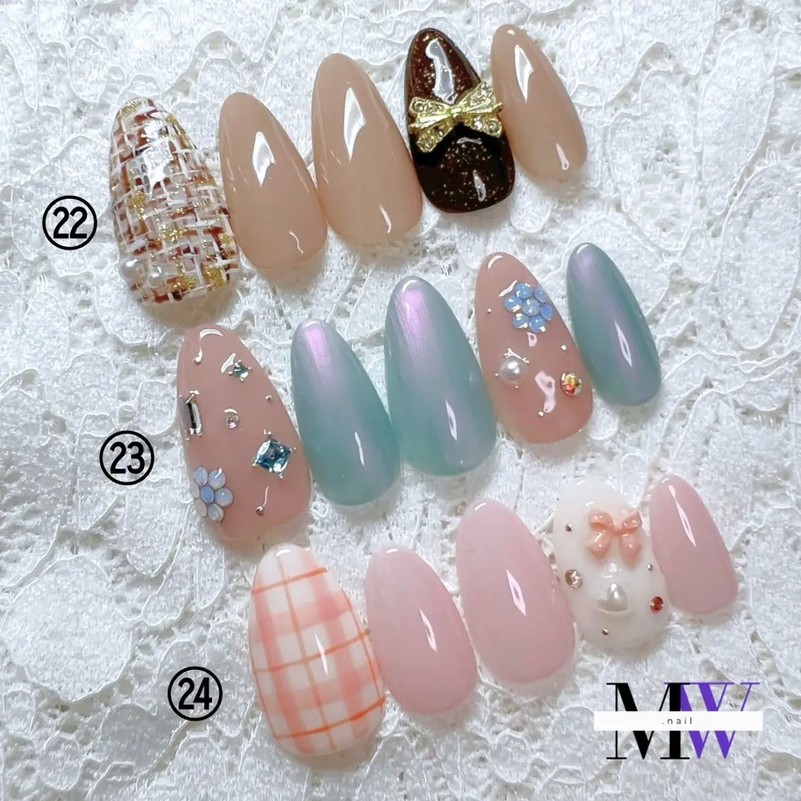 ネイル アートネイル ハンドネイル MW .nailのネイルデザイン