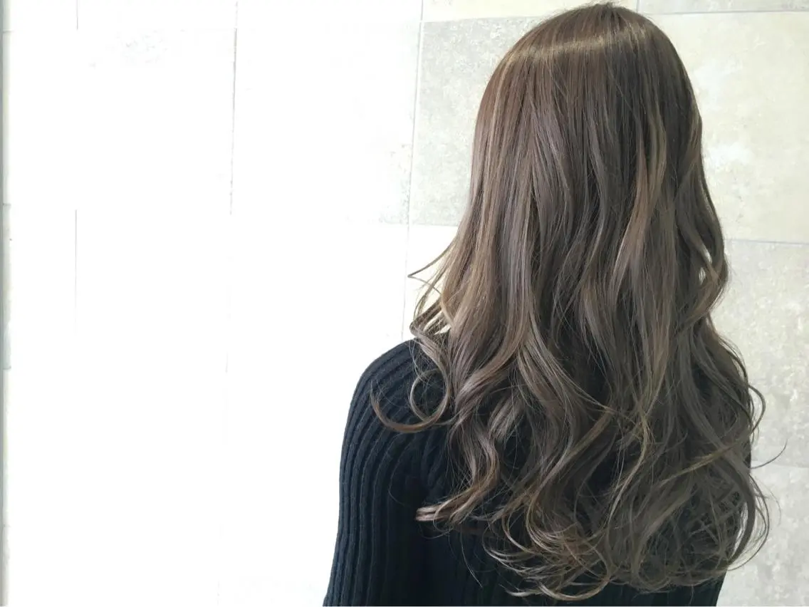 セミロング カラー カット ヘアカラー カット/メンズカット 藤田麻衣のヘアスタイル