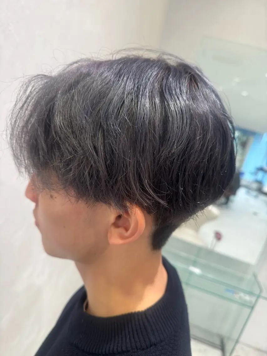 【メンズ限定】カット＋潤いフルカラー　4500円の写真